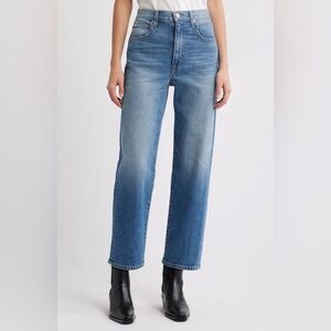 SLVRLAKE Beatnik High Rise Straight Leg Ankle Jean